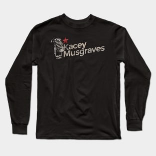 Kacey Musgraves - Vintage Microphone Long Sleeve T-Shirt